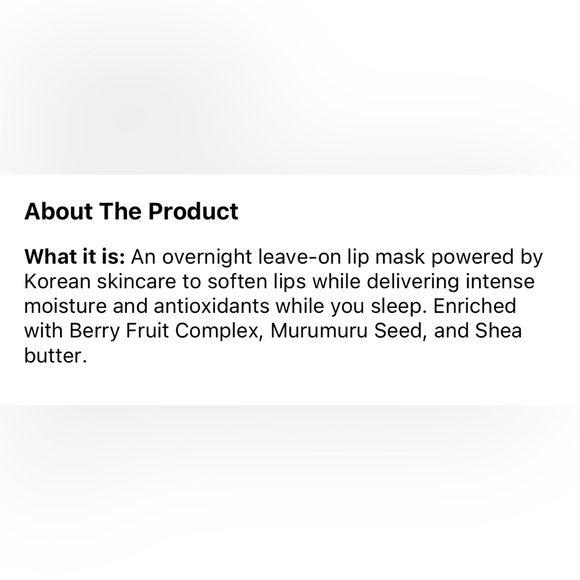 LANEIGE Lip Sleeping Mask - Berry New in Box, Never Opened - Picture 8 of 9